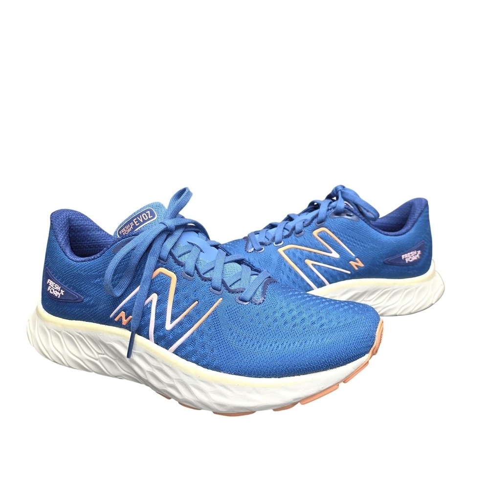New Balance Fresh‎ Foam X EVOZ Shoes Women 8.5 Blue Running Sneakers WEVOZCH3